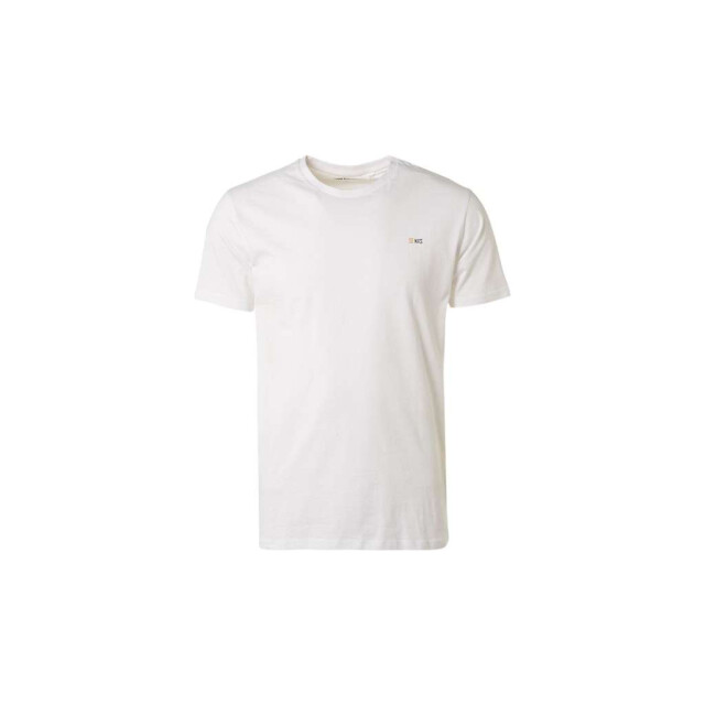 No Excess T-shirt crewneck solid basic white N3401D-010 large