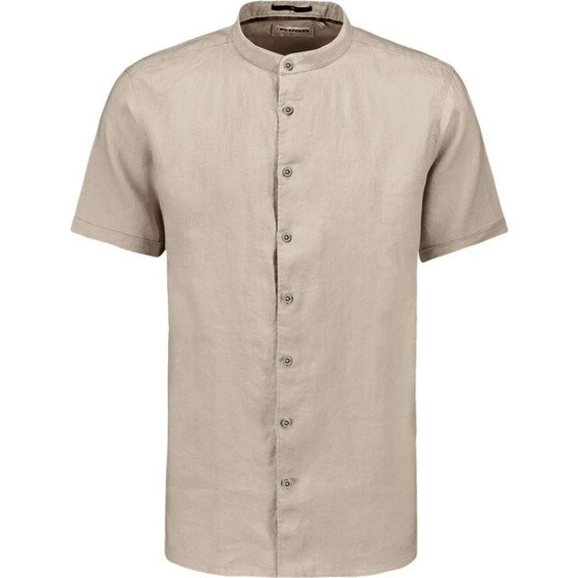 No Excess Shirt short sleeve granddad solid w light desert 27480322SN-310 large