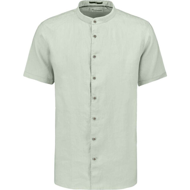 No Excess Shirt short sleeve granddad solid w mint 27480322SN-058 large