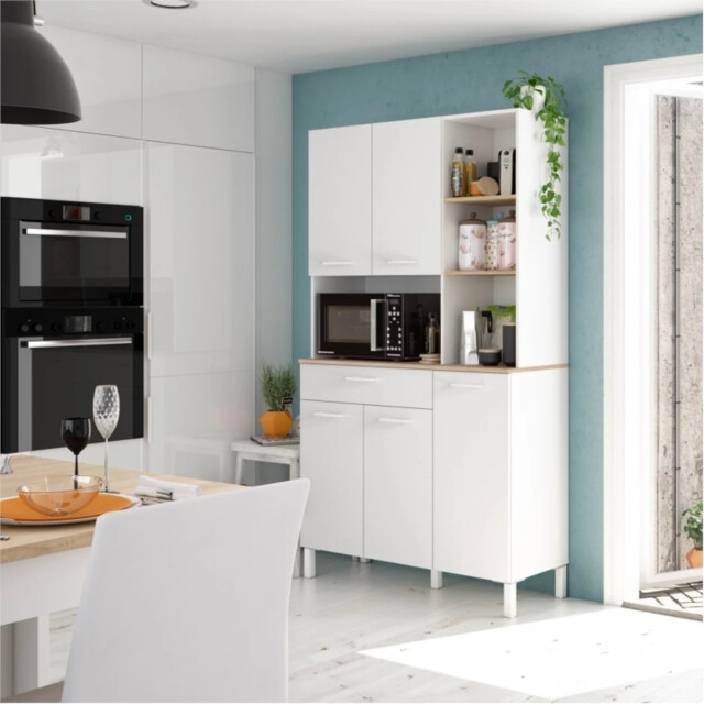 CaliCosy Keukenbuffetkast met 5 deuren en 1 lade h186 cm kira 2932021 large