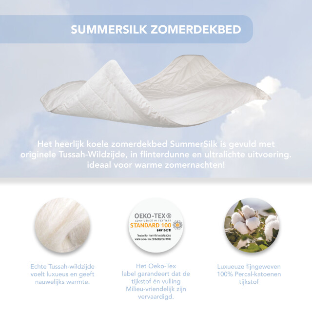 Harris & Darwin H&d summer silk zijden zomerdekbed 100% natuur wilde zijde vulling tijkstof 3079385 large