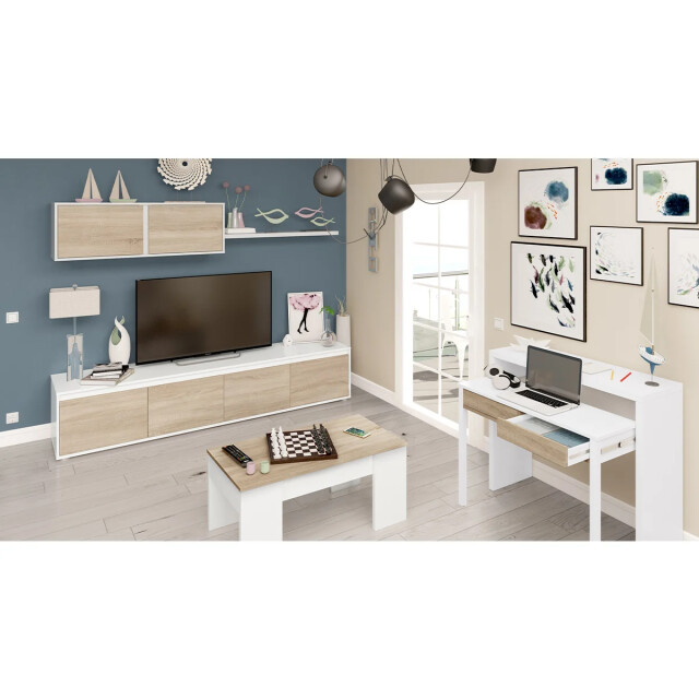 CaliCosy Salontafel met opklapbaar blad l100 cm alida 2930191 large