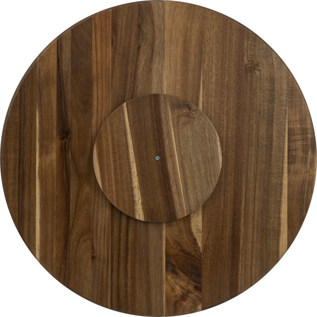 Casa di Elturo Draaiplateau serveerplank acacia hout draaischijf xl Ø50cm 3037302 large