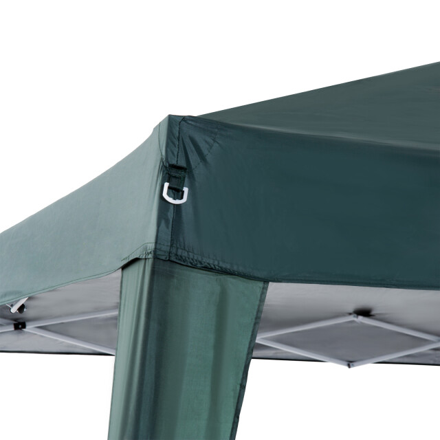 4goodz Opvouwbare partytent 240x240 cm voor tuin en feest groen 3208072 large