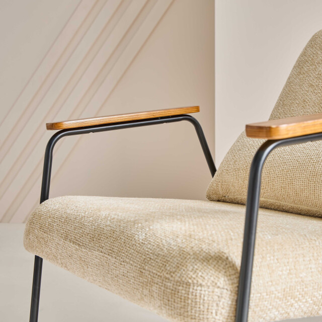 Signature Fauteuil in linnenkleurige stof h79 cm alfred 3066922 large