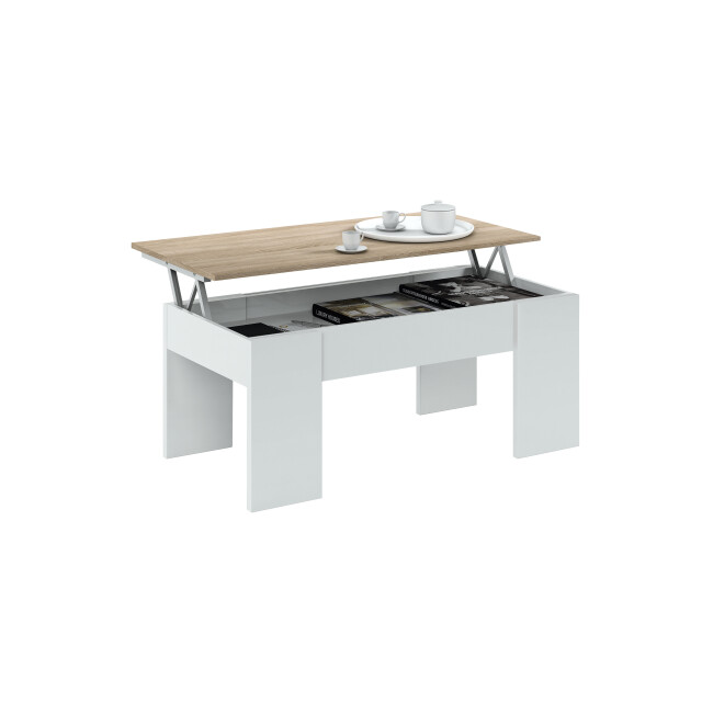 CaliCosy Salontafel met opklapbaar blad l100 cm alida 2930191 large