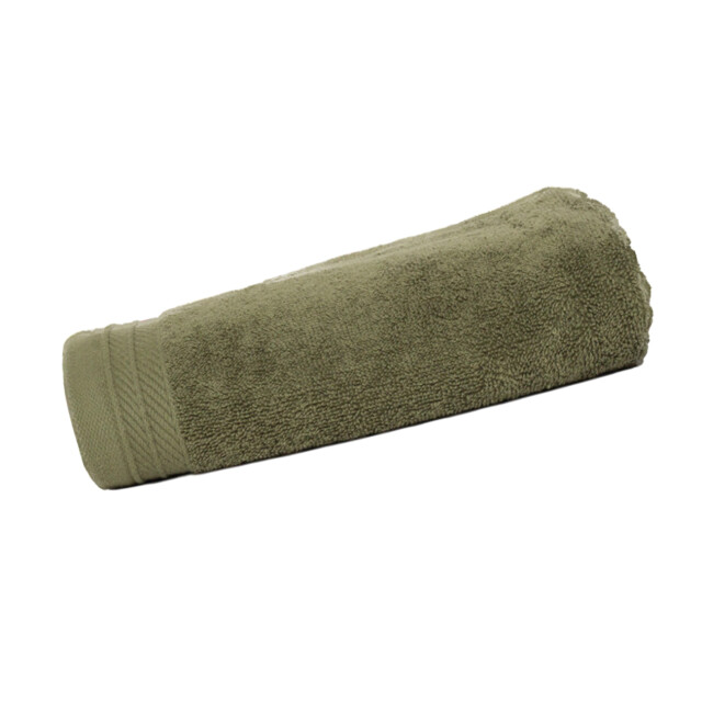 The One Towelling Biologische badhanddoek UTLT3144_olivegreen large