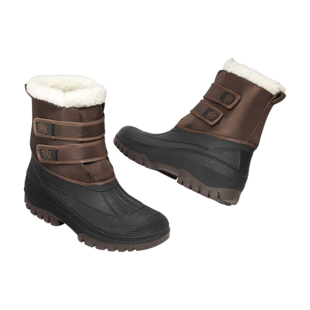 Atlas For Men Heren faux sherpa gevoerde snow boots UTAF1921_brown large