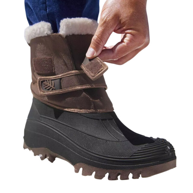 Atlas For Men Heren faux sherpa gevoerde snow boots UTAF1921_brown large