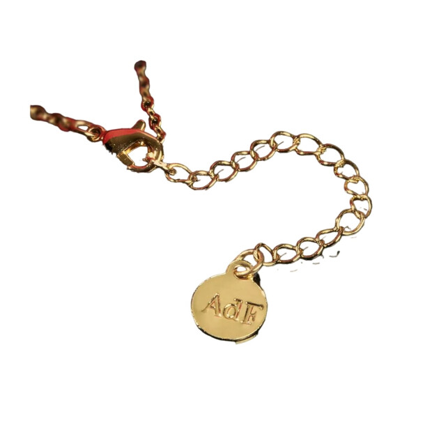 Atlas for Women Dames druppel ketting & hanger UTAF1127_goldrubyred large