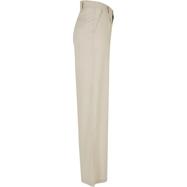 Urban Classics Dames linnen hoge wijde broek UTTN454_softseagrass large
