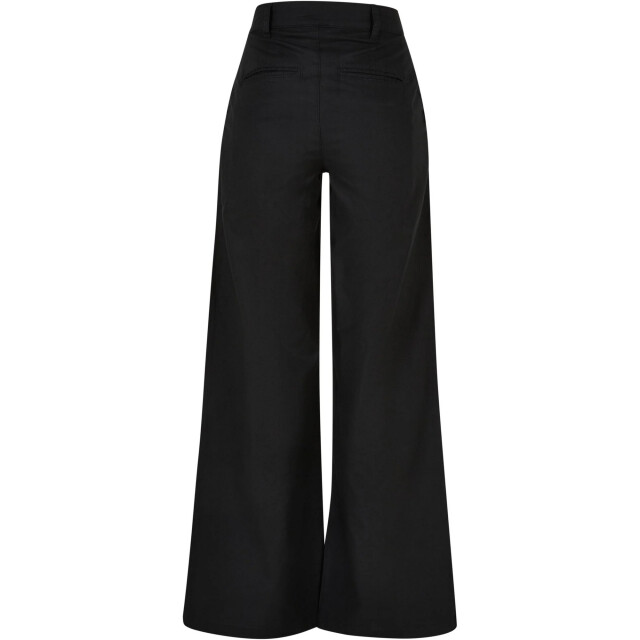 Urban Classics Dames linnen hoge wijde broek UTTN454_black large