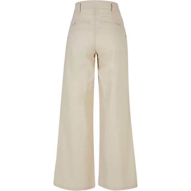 Urban Classics Dames linnen hoge wijde broek UTTN454_softseagrass large