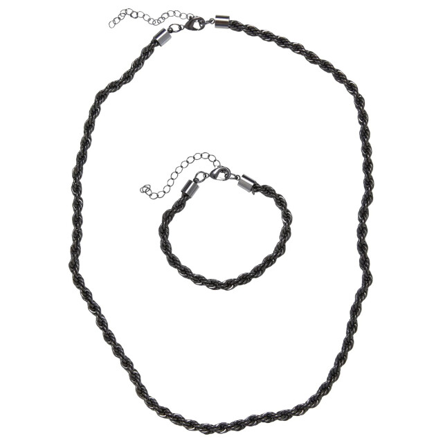 Urban Classics Charon verstrengelde sieraden set UTTN545_gunmetal large