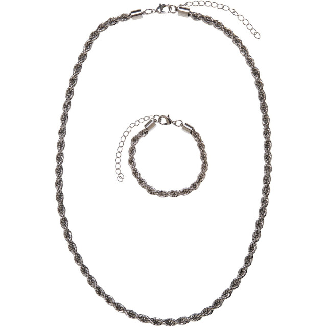 Urban Classics Charon verstrengelde sieraden set UTTN545_silver large