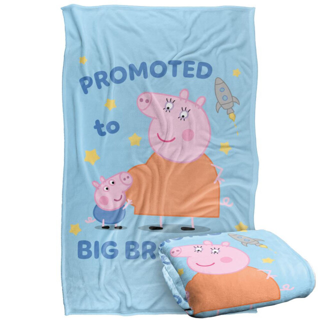 Peppa Pig Bevorderd tot grote broer deken UTTV19291_white large