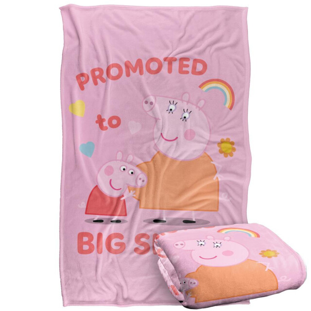 Peppa Pig Bevorderd tot grote zusterdeken UTTV19295_white large