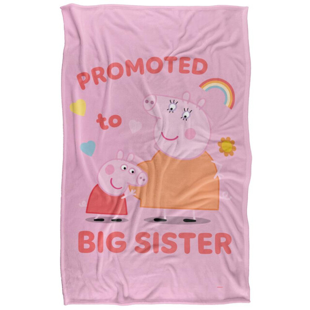 Peppa Pig Bevorderd tot grote zusterdeken UTTV19295_white large