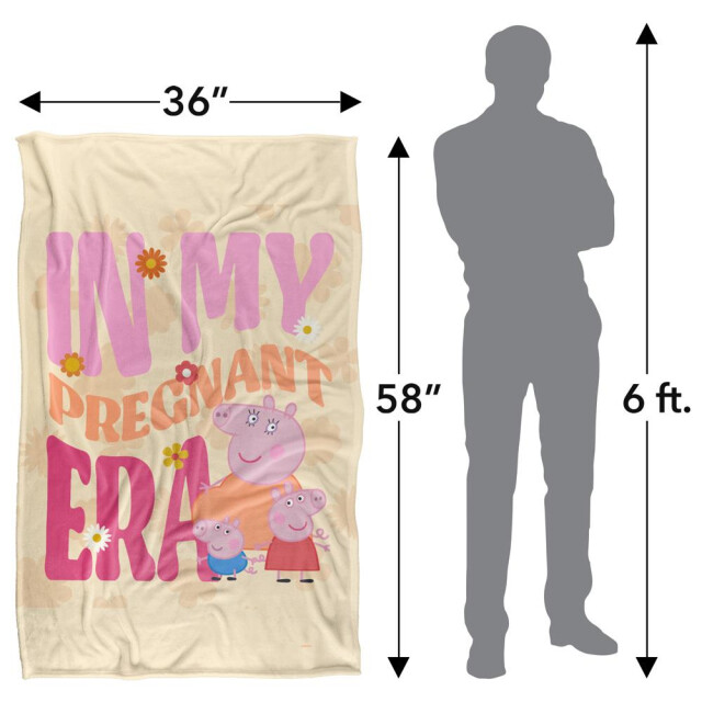 Peppa Pig Zwangere tijdperk mummie varken deken UTTV19294_white large
