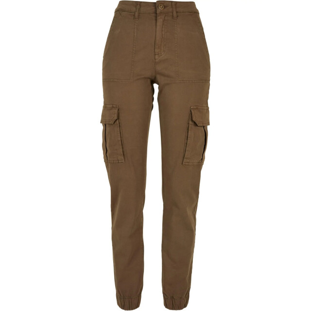 Urban Classics Dames utility twill broek UTTN1261_olive large