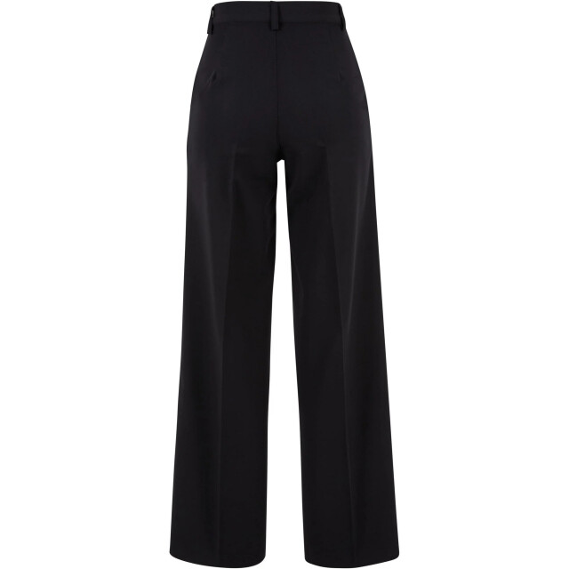 Urban Classics Dames wijd geplooide broek UTTN1231_black large