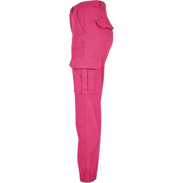 Urban Classics Dames utility twill broek UTTN1261_hibiscuspink large