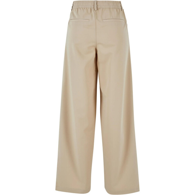 Urban Classics Dames plooi front wijde broek UTTN1175_wetsand large