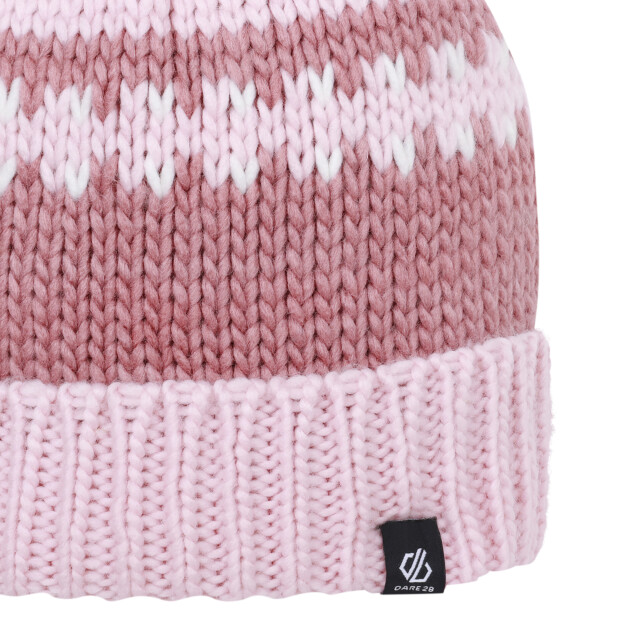 Dare2b Kinder/kinder boffin ii bobble muts UTRG7923_dustyrosecrystalrose large
