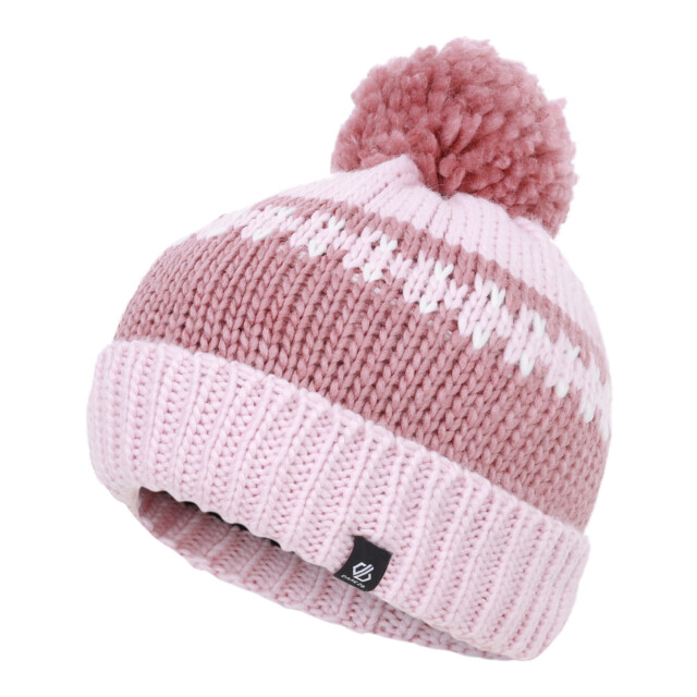 Dare2b Kinder/kinder boffin ii bobble muts UTRG7923_dustyrosecrystalrose large