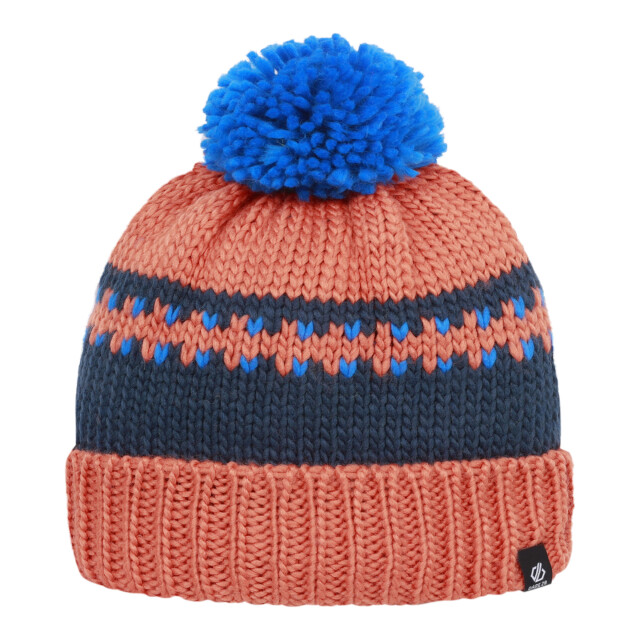 Dare2b Kinder/kinder boffin ii bobble muts UTRG7923_orangerushmoonlightdenim large