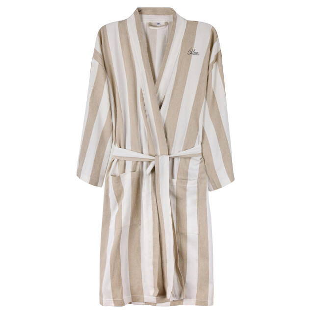 Vinga Volwassen uniseks ornos hammam badjas UTXD263_beige large