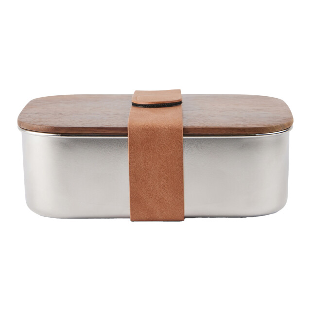 Vinga Ciro stalen lunchbox UTXD237_silverbrown large