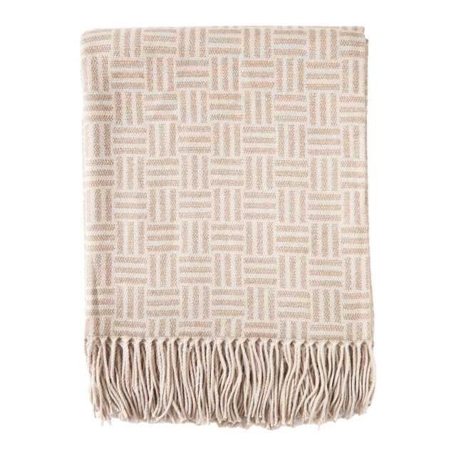 Vinga Lenox geometrisch kussen UTXD165_brown large