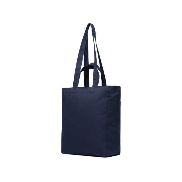 Vinga Hilo aware gerecyclede canvas boodschappentas met rits UTXD433_navy large