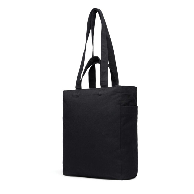 Vinga Hilo aware gerecyclede canvas boodschappentas met rits UTXD433_black large