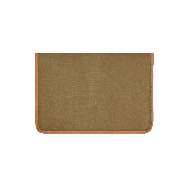 Vinga Bosler gerecycled canvas laptophoes UTXD653_green large