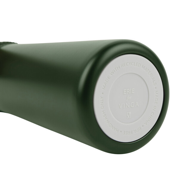 Vinga Erie gerecycleerde roestvrijstalen waterfles van 450 ml UTXD247_green large