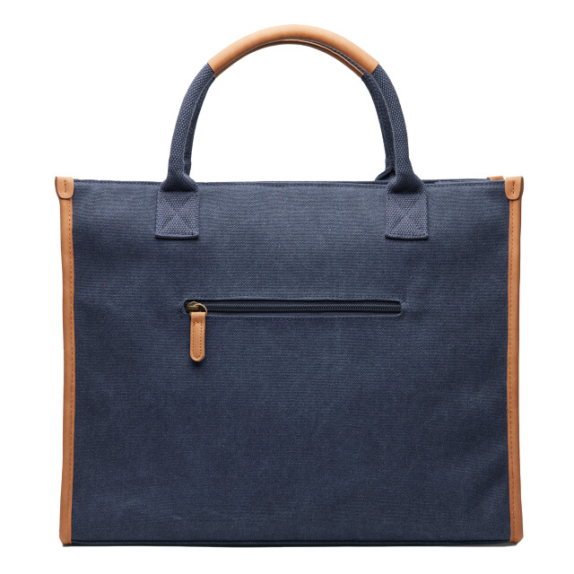 Vinga Bosler gerecycled canvas draagtas UTXD722_navy large