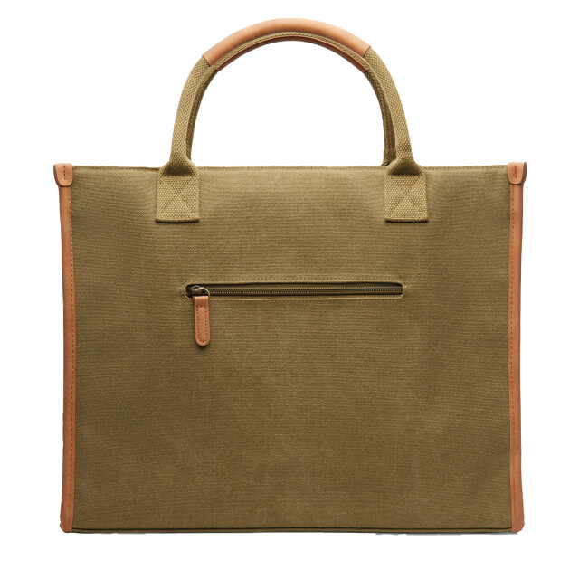 Vinga Bosler gerecycled canvas draagtas UTXD722_green large