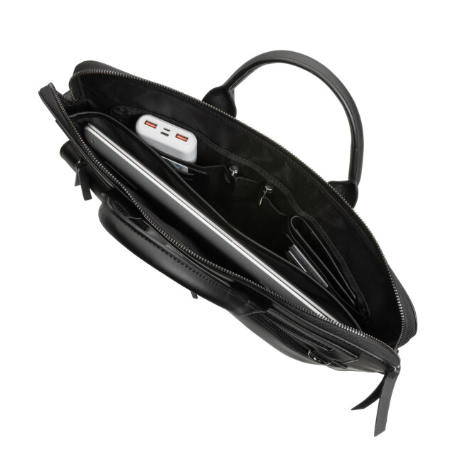 Swiss Peak Pu gerecyclede laptoptas UTXD821_black large