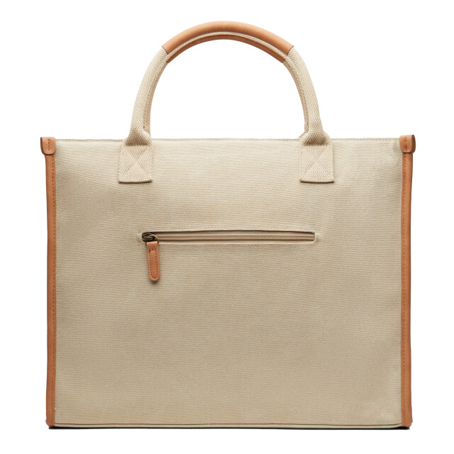 Vinga Bosler gerecycled canvas draagtas UTXD722_beige large