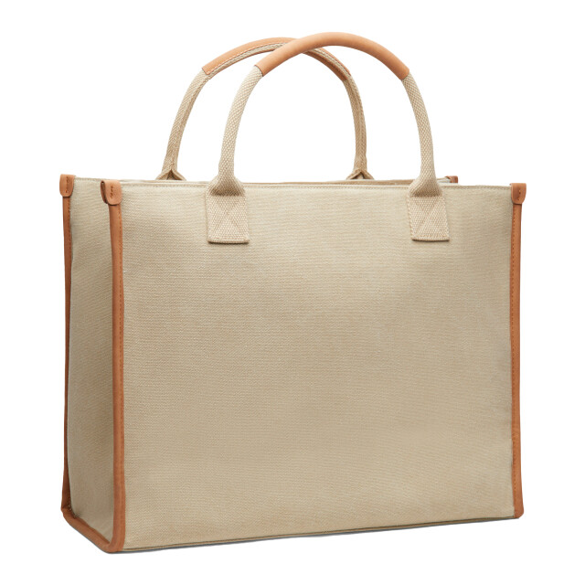Vinga Bosler gerecycled canvas draagtas UTXD722_beige large