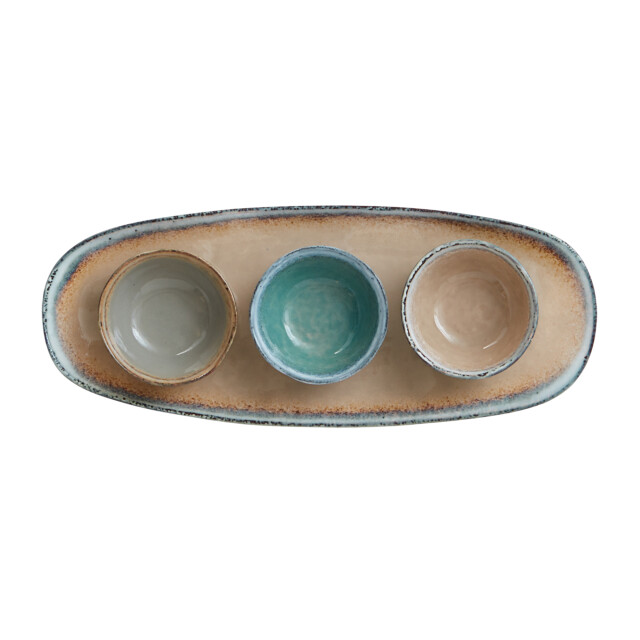 Vinga Nomimono serveerschaal-set UTXD408_beige large