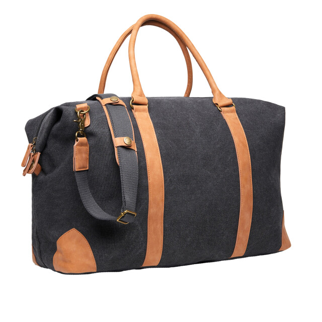 Vinga Bosler gerecyclede canvas duffeltas UTXD753_black large