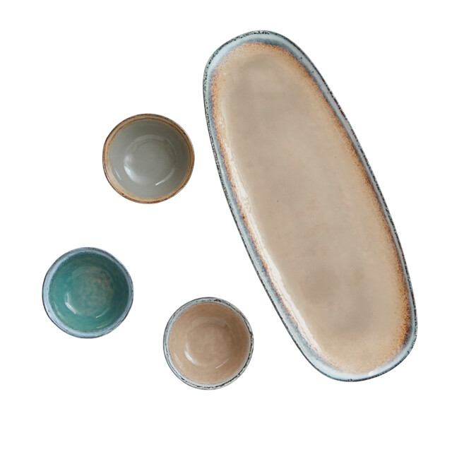 Vinga Nomimono serveerschaal-set UTXD408_beige large