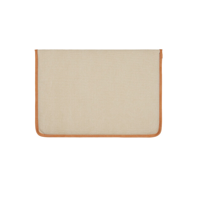 Vinga Bosler gerecycled canvas laptophoes UTXD653_beige large