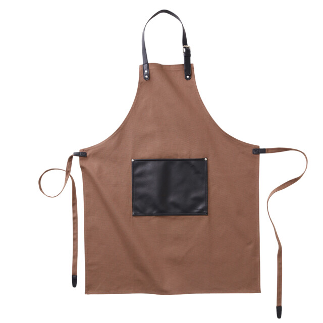 Vinga Casbas effen schort UTXD239_brown large
