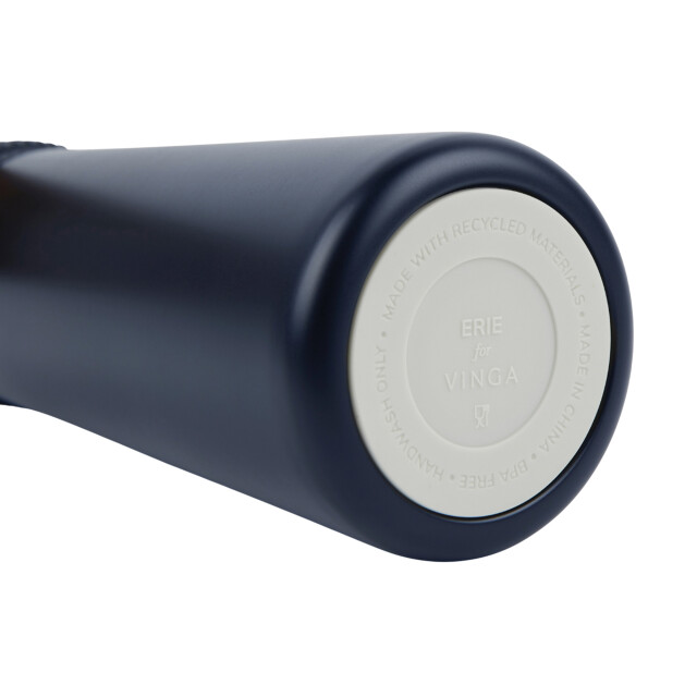 Vinga Erie gerecycleerde roestvrijstalen waterfles van 450 ml UTXD247_blue large