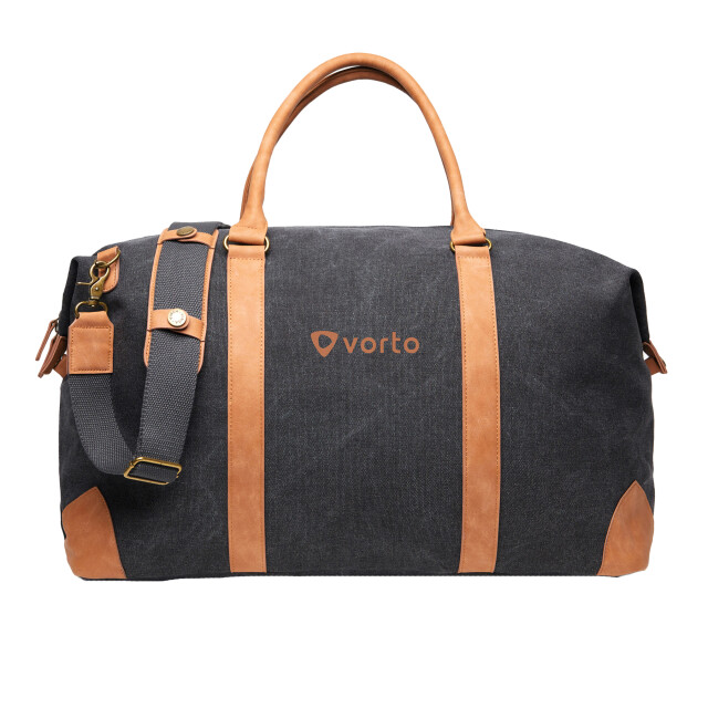 Vinga Bosler gerecyclede canvas duffeltas UTXD753_black large