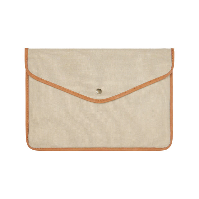 Vinga Bosler gerecycled canvas laptophoes UTXD653_beige large